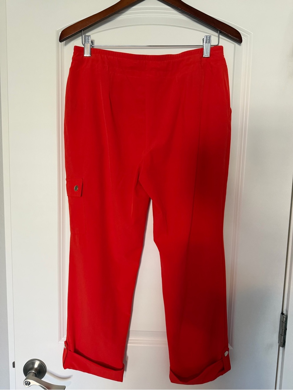 Chico's Red Cargo-Style women 
Jogger Pants